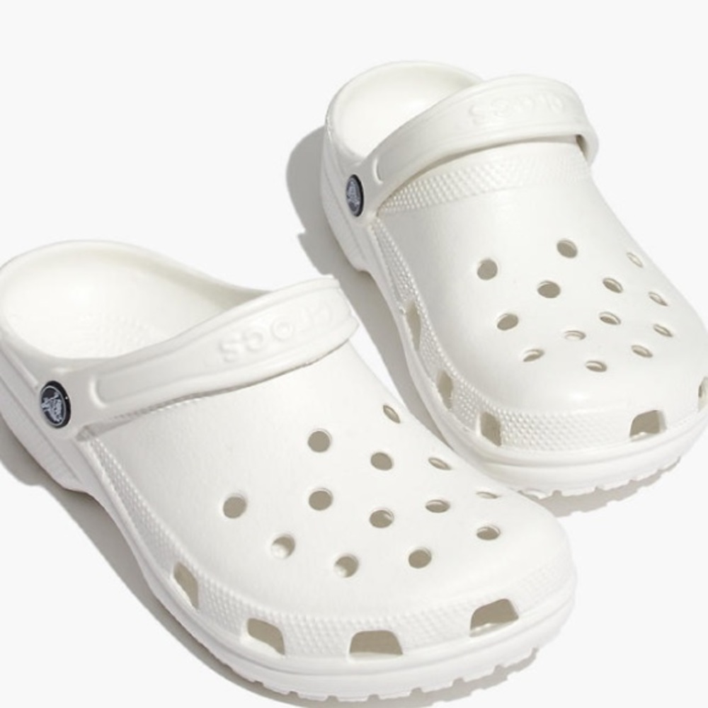 White Crocs